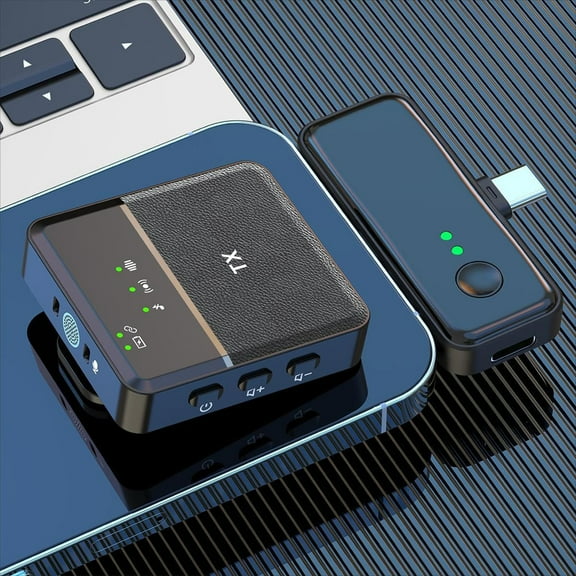 SNGMN One to One Wireless Lavalier Mic, Plug and Play, Noise Reduction, Long Range for Live Video Recording