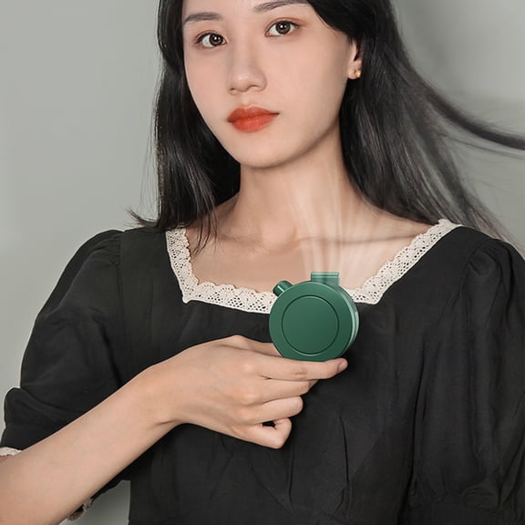SNGMN Portable Silent Mini Bladeless Fan Clip On Fan 3 Speeds Hands Free Small Whirlwind Bladeless Fan Neck Fan