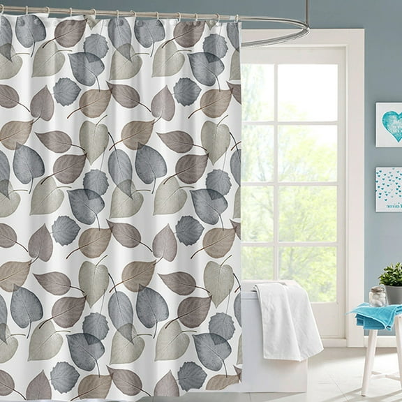 SNGMN Proof Printed Shower Curtain, Grommet Design for Easy Sliding, No Hooks Needed, Versatile for Bathroom, Dorm, Hotel, and More