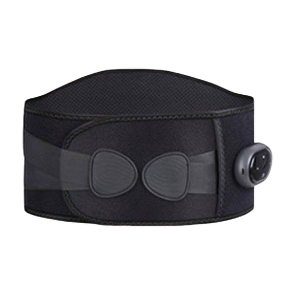 SNGMN Rechargeable Waist Heating Belt with Red Light Heating Vibration Massage 3 Heat Levels 3 Massage Modes Digital Display Controller Moxa Bag Compatible Adjustable Wear Anti Touch Design