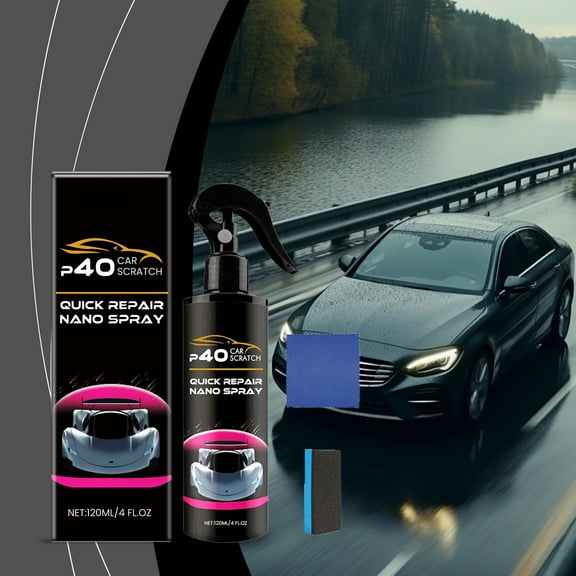 SNGMN Scratch Repair Spray for Cars - 120ml Quick-Dry Automotive Paint Restoration, Waterproof Shield & Universal Solution for Bikes and Furniture