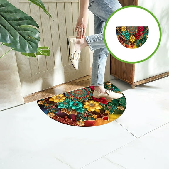 SNGMN Simulation Vision Entrance Mat - Absorbent Polyester Bathroom Door Mat, Non-Slip Floor Mat, Multiple Sizes Available