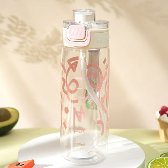 SNGMN Sports Water Cup Summer Outdoor Plastic High Temperature Space Cup Effortless High Value Straw Cup