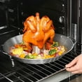 thumbnail image 1 of SNGMN Stainless Steel Chicken Roaster, Removable Turkey Rack, BBQ Roaster for Outdoor Cooking and Kitchen Use, 1 of 9