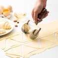 SNGMN Stainless Steel Croissant Dough Cutter Effortlessly Cut Triangles ...