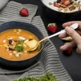thumbnail image 1 of SNGMN Stainless Steel Long Handled Soup Spoon - Cute Round Design for Dessert, Home Dining & Outdoor Picnics, Easy to Clean and Rust-Resistant, 1 of 5