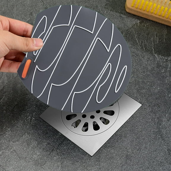 SNGMN Strong Adsorption Silicone Floor Drain Odor Proof Cover, Insect Proof Sealing Pad for Bathroom Drain