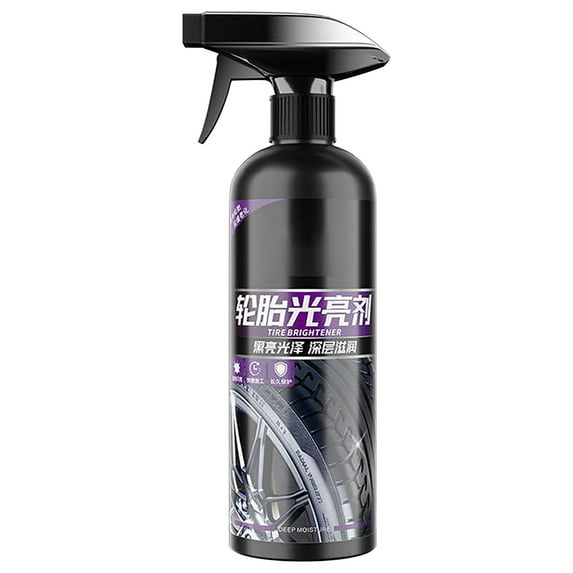 SNGMN Tire Shine & Cleaner - Car Tyre Maintenance Wax, Rubber Aging Protective Oil Foam Stain Cleaner and Conditioner 500ml