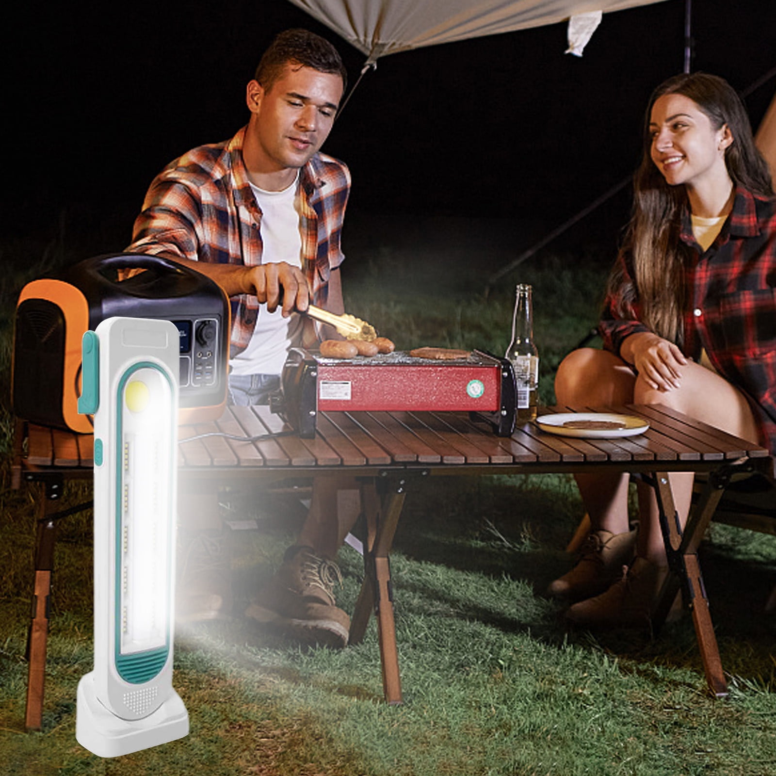 SNGMN USB Rechargeable LED Camping Lantern with Power Bank 1200mAh