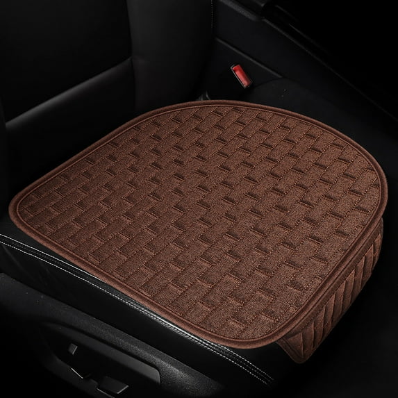 SNGMN Universal Linen Car Seat Covers, Breathable Non-Slip Seat Protectors for All Seasons - Fits Cars, SUVs, Trucks