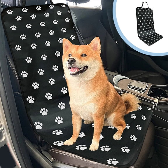 SNGMN Waterproof Pet Car Seat Protector for Dogs and Cats, Durable Non-Slip Easy Clean Car Mat, Car Rear Dirty Pad, Suitable for Cargo Liner and Passenger Dog Sleeping Mat(Paw Print)