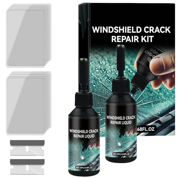 SNGMN Windshield Repair Kit - 20ml Crack Fix Liquid for Car Glass, Quick & Easy DIY Solution, Restores Clarity & Strength, Safe Driving