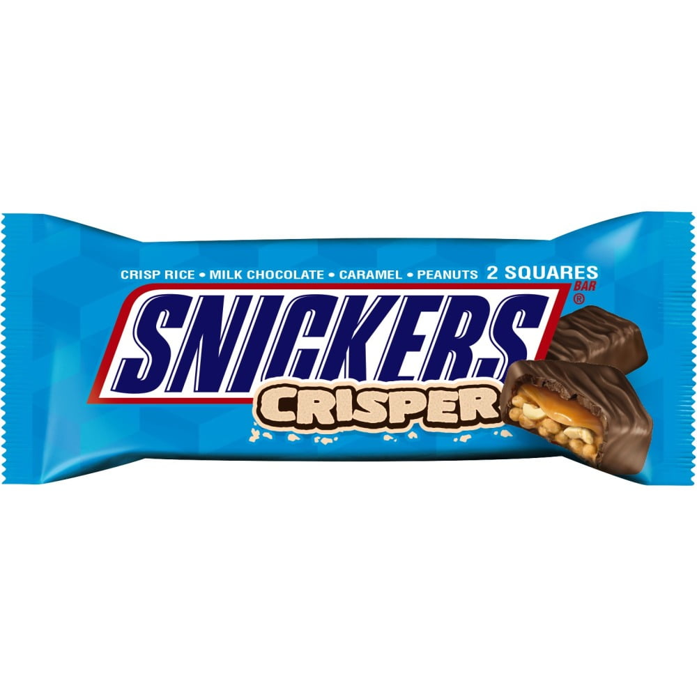 SNICKERS Crisper Chocolate Candy Bars, 1.4 oz - Walmart.com