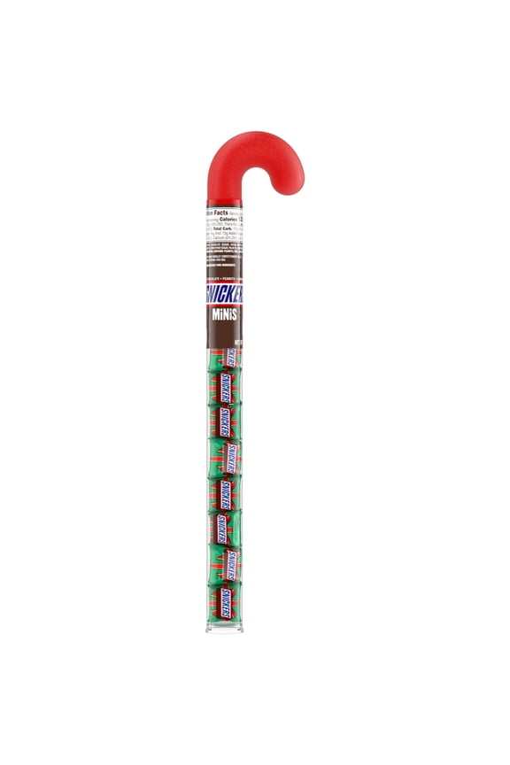 Minis Chocolate Christmas Candy Bars Stocking Stuffers - 2.14 oz Tube