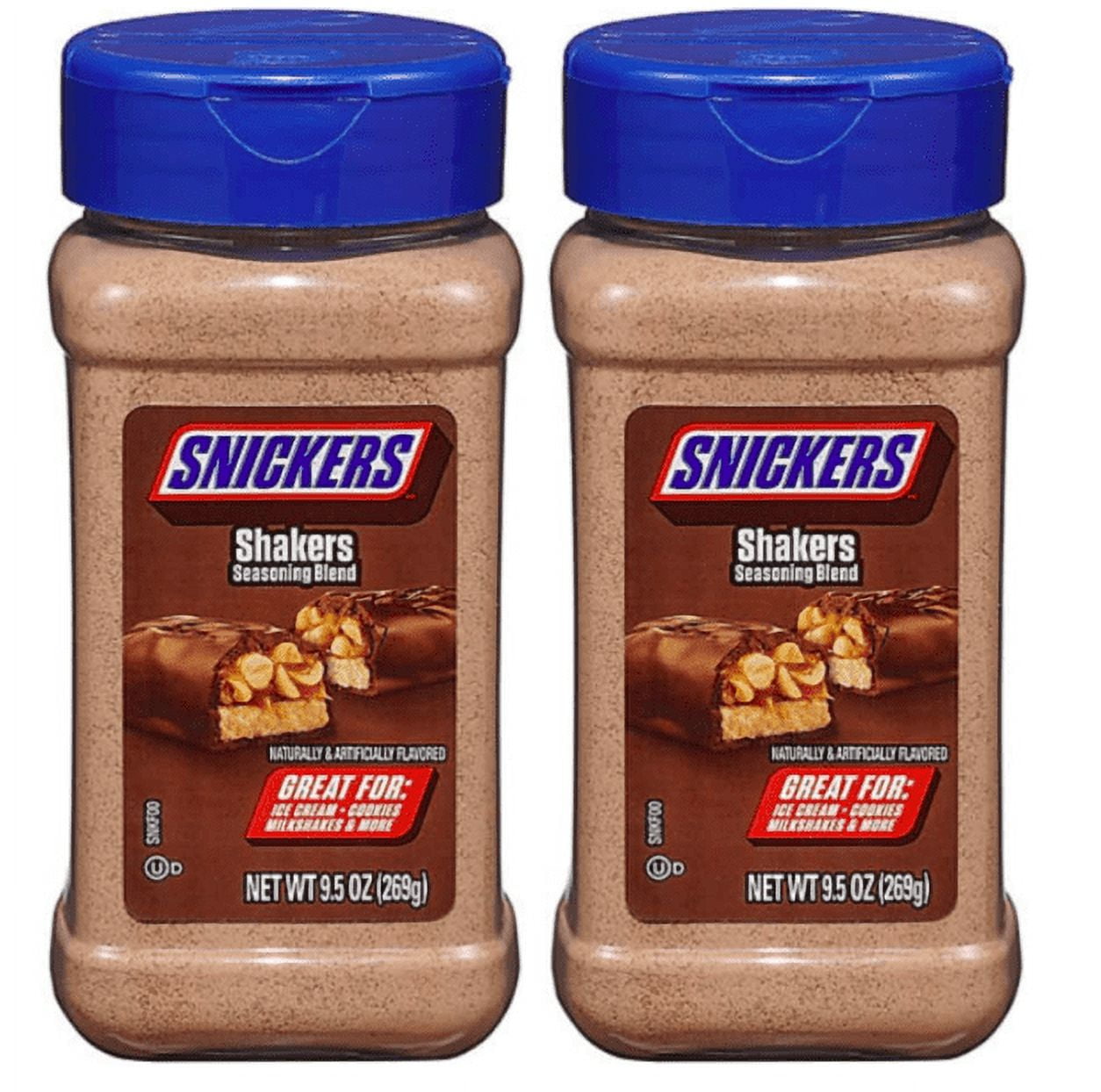 SNICKERS Shakers Seasoning Blend Toppings Shakeable Low Calorie, Sodium  Free, Fat Free