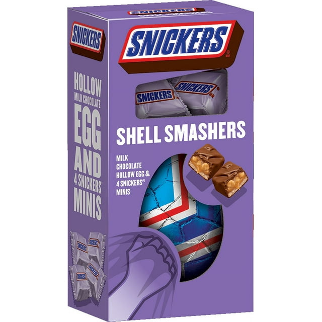 SNICKERS Shell Smashers Easter Chocolate Candy, 4.62-Ounce Box