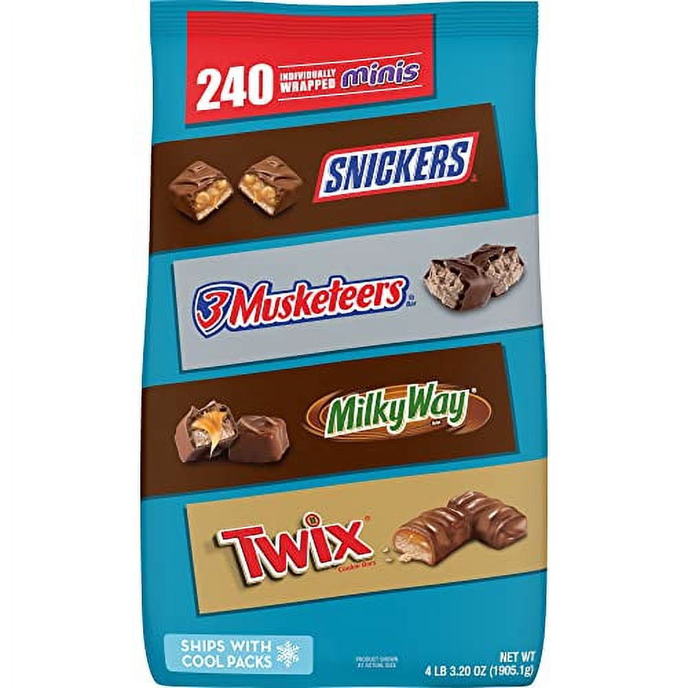SNICKERS TWIX 3 MUSKETEERS MILKY WAY Individually Wrapped Variety SNICKERS TWIX 3 MUSKETEERS MILKY WAY Individually Wrapped Variety