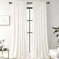 thumbnail image 1 of SNITIE Velvet Curtains 2 Panels, Thermal Insulated Rod Pocket Curtains, Soft Privacy Light-Filtering Velvet Drapes for Bedroom Living Room, 1 of 6