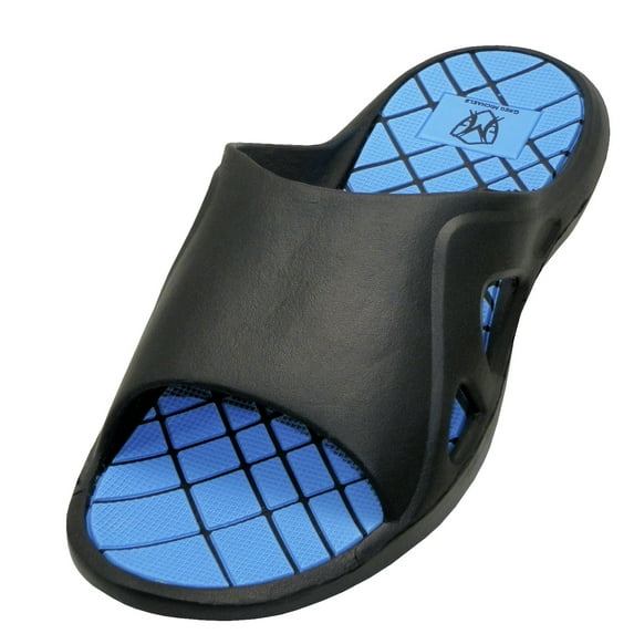 SNJ Men's Beach Pool EVA Light Comfort Slide Waterproof Slipper