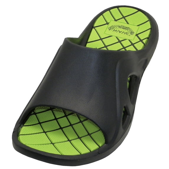 SNJ Men's Beach Pool EVA Light Comfort Slide Waterproof Slipper