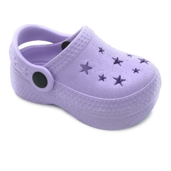 SNJ New Cute Garden Clogs for Toddler Girl Boy Kids Lightweight Slip On Water Shoes