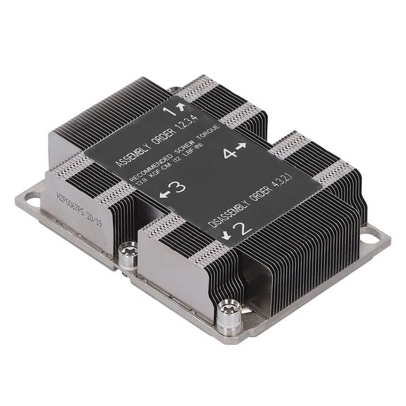 SNK-P0067PS 1U CPU Heat Sink for Intel Xeon Scalable Processor, Passive Cooling for FCLGA3647-0 Socket