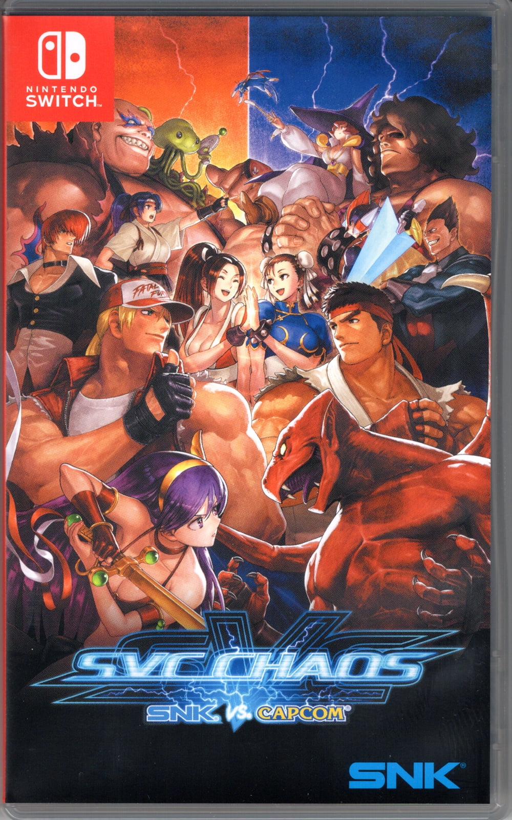 SNK VS CAPCOM SVC CHAOS RYU & KYO Japanese Games B2 Poster