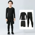 thumbnail image 1 of SNKSDGM 0-3 Months Baby Boy Clothes Winter July 4Th Boys Girls Base Layer Athletic Compression Leggings and Shirts Thermal Underwear Set Running Pants Tights 12-13 Years, 1 of 4