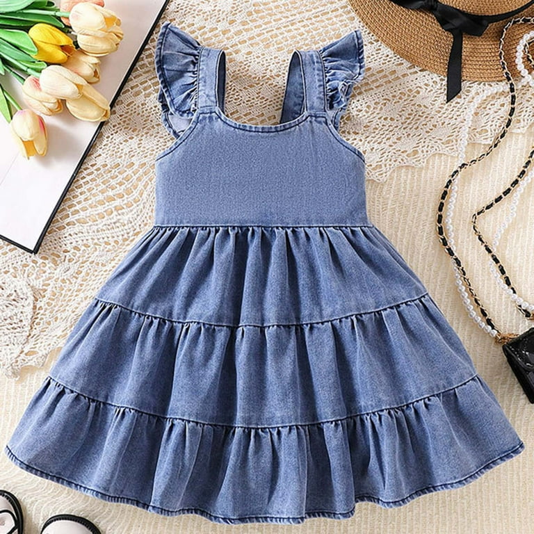 SNKSDGM 4Th of July Flower Girl Dresses Baby Girl Dresses 3-6