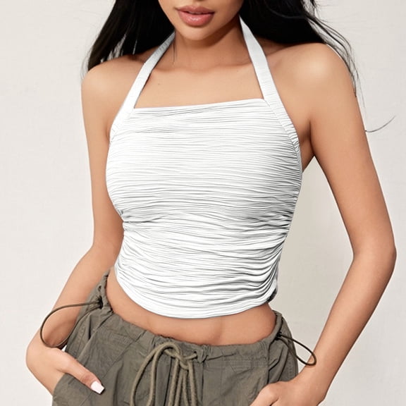 SNKSDGM 4Th of July Tube Tops for Women with Built in Bra Women's Plus Sleeveless Button Down Shirts for Women Women's Strap Tank Top with Tie Detail