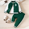 thumbnail image 1 of SNKSDGM Baby Gifts for Boys 1 Year Old Independence Day Toddler Boys Long Sleeve Letter Prints Tops and Pants Child Kids 2Pcs Set Outfits Kids Clothese 18-24 Months, 1 of 5