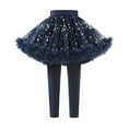 thumbnail image 1 of SNKSDGM Cargo Pants for Girls 10-12 Little Girls Footless Leggings with Tutu Ruffle Skirt Stretchy Pantskirt 18-24 Months, 1 of 2