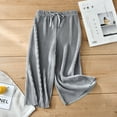 thumbnail image 1 of SNKSDGM Cargo Pants for Girls 8-10 Girls Wide Leg Pants Lightweight Casual Elastic Waist Straight Leg Loose Trousers for Kids 3-4 Years, 1 of 4