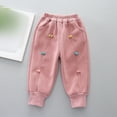 thumbnail image 1 of SNKSDGM Cargo Pants for Girls Cotton Toddler and Boys Lined Sweatpants Youth Jogger Pants Kids Pants with Pockets 6-12 Months, 1 of 2