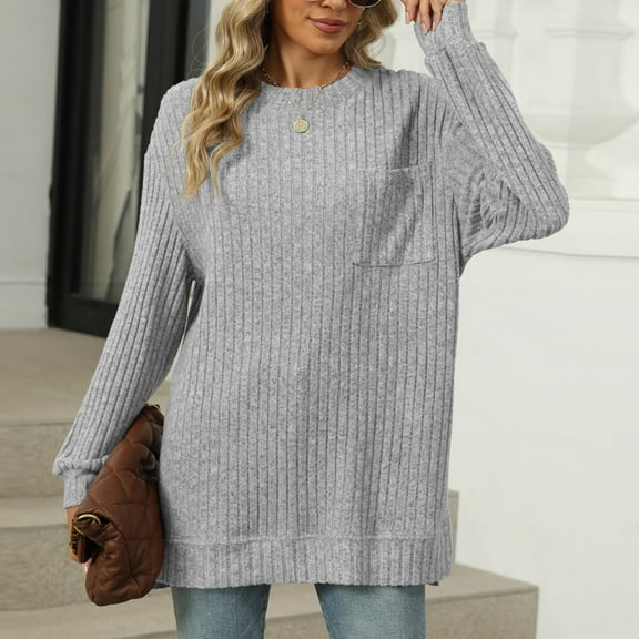 SNKSDGM Casual Easter Shirts off The Shoulder Tops for Women Plus Size Dressy Women's Tunic Sweaters Lightweight Fall Casual Long Sleeve Crewneck Pullover Tops Summer Tops for Women 2025 Vacation V50