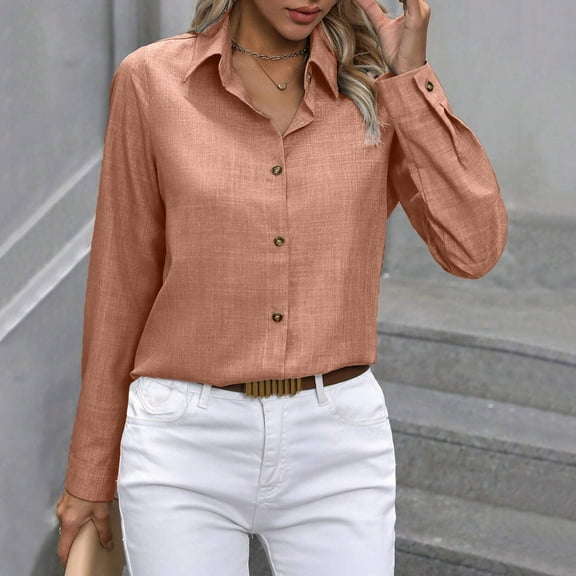SNKSDGM Casual Easter Shirts Womens Shirts Loose fit Short Sleeve Women's Button down Shirts Long Sleeve Collared Classic Dress Shirts Casual Work Blouses Tops Spring Tops for Women 2025 Plus Size