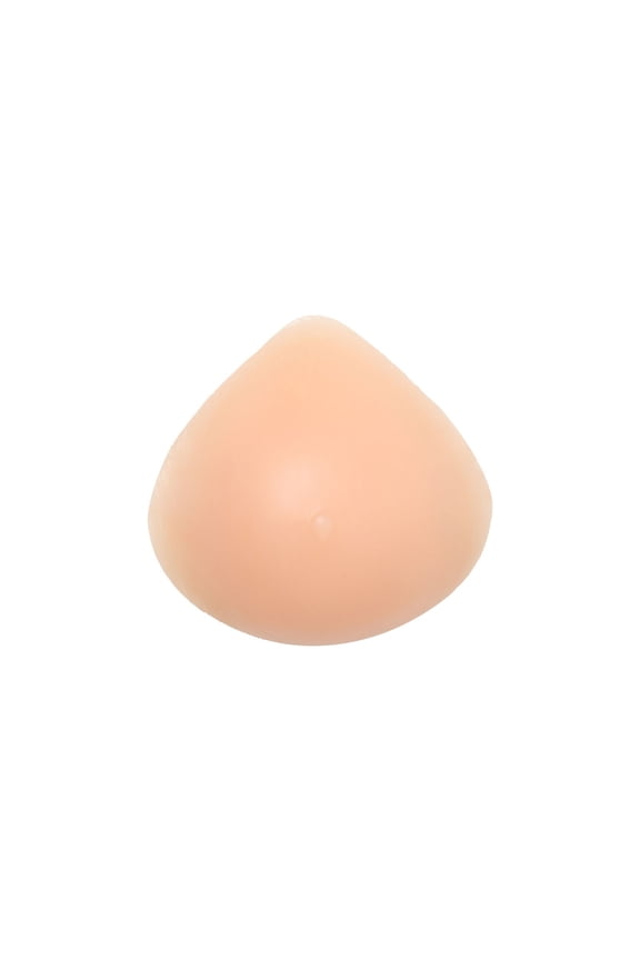 Comfy Bra Inserts Silicone Breast Forms, Triangular Teardrop Post-Op Breast Prosthesis, Natural Look Breast Pad for Daily Bra Rose Gold S