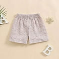 thumbnail image 1 of SNKSDGM Cute Sweatpants for Girls 10-12 Toddler Baby Girl Shorts Casual Summer Gingham Plaid/Seersucker Elastic Waist Ruffle Hem Shorts Bottoms 3-4 Years, 1 of 6