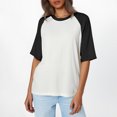 thumbnail image 1 of SNKSDGM Easter Shirts for Women Graphic Tees for Women Trendy Green Women's Short Sleeve T Shirt Round Neck Cute Waist Top Basic Style Loose Fit Trendy Shirt for Casual Wear, 1 of 4