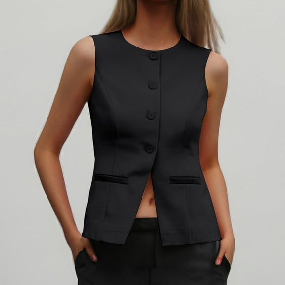 SNKSDGM Easter Shirts Womens Tops Dressy Casual 3/4 Sleeve Women's Summer Suit Vest Tops 2025 Dressy Business Casual Sleeveless Button down Trendy Fashion Shirts for Women Trendy under 10