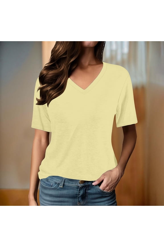 Easter Shirts for Women Shirts for Women Trendy Plus Women's Letter Print Loose Long Sleeve V Neck T Shirt Womens Shirts Plus Size