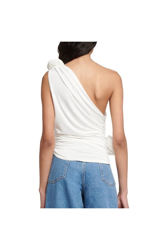 Female Beach Tank Tops for Women Plus Size Tank Top for Women Pack Turtle Neck Backless Crop Top for Women Ruched Camisole Tank Top Fairy Vintage Mini Vest One Shoulder S