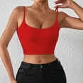 thumbnail image 1 of SNKSDGM Female Long Tank Tops for Women Tank Tops for Women Hit Product Spring and Summer Sexy Crop Strap Back Heart Inner Wear for Women Outerwear Top M, 1 of 4