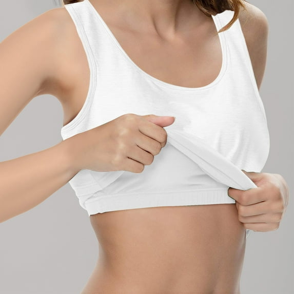 SNKSDGM Female Long Tank Tops for Women Red V Neck Tank Tops for Women Womens Solid Tank Tops with Built in Padded Bra Basic Breathable Tank Tops S