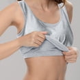 thumbnail image 1 of SNKSDGM Female Ribbed Tank Tops for Women Cropped V Neck V Neck Tank Tops for Women Womens Solid Tank Tops with Built in Padded Bra Basic Breathable Tank Tops M, 1 of 8