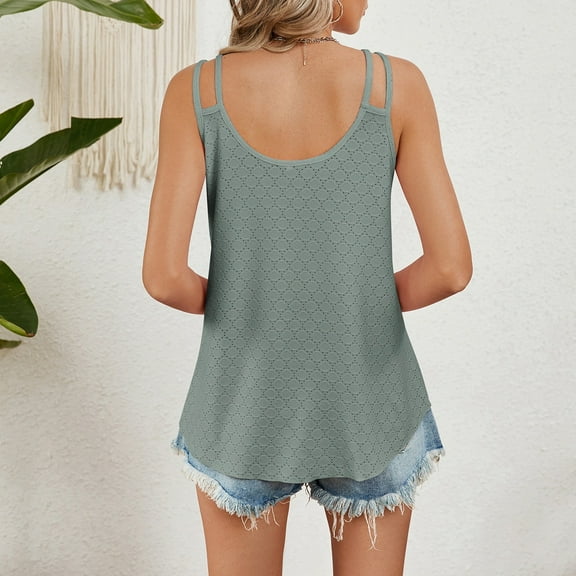 SNKSDGM Female Spaghetti Strap Tank Top Pack for Teens Womens Tank Tops with Built in Bra Set Women's New Summer Fashion V Neck Solid Color Sleeveless Casual Suspenders Small Vest Xxl