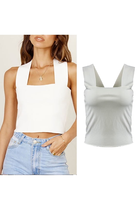 Female Spaghetti Strap Tank Top Plus Size 3X Lace Tank Tops for Women Plus Women's Knitted Suspenders Casual and Minimalist Tank Vest Small Suspenders for External Wear L