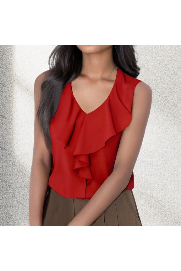 Female Tank Top for Women Fitted Basic Tanks Women's Tank Tops with Built in Bra Womens Summer Tank Tops Dressy Casual Blouses V Neck Sleeveless Shirts Work Business Outfits M