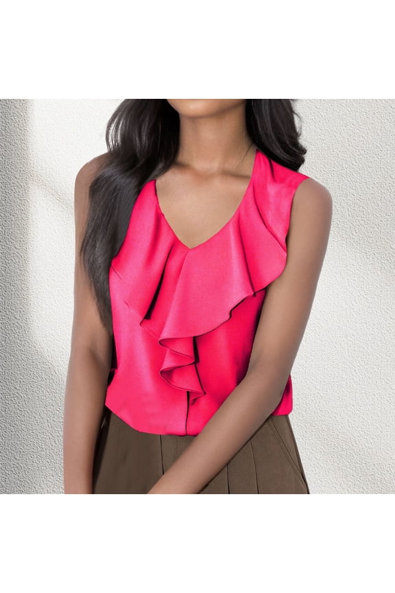 Female Tank Top for Women Pack Black Women's Tank Tops with Built in Bra Womens Summer Tank Tops Dressy Casual Blouses V Neck Sleeveless Shirts Work Business Outfits Xl