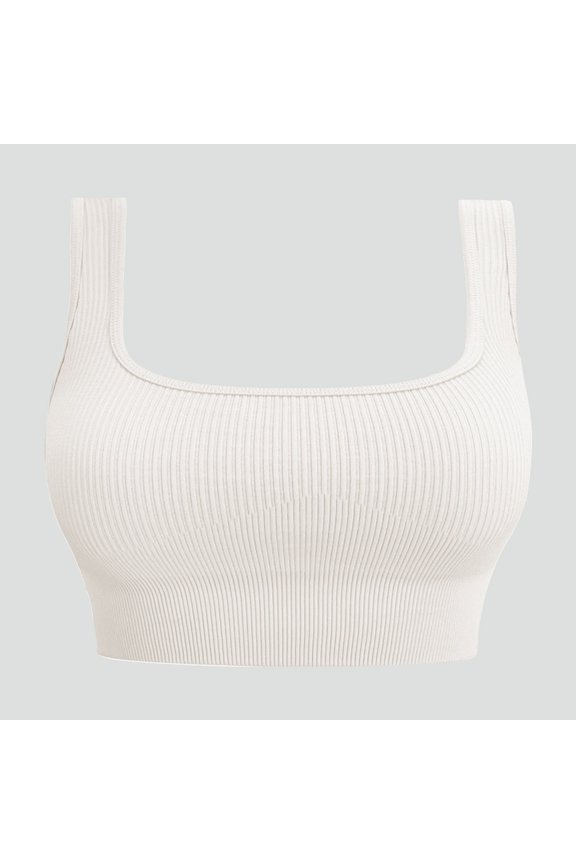 Female Tank Top for Women Pack Turtle Neck Womens White Tank Top Undershirt High Neck Women Cute Yoga Workout Tank Vest Activewear Sexy Open Back Sports Tank Tops S